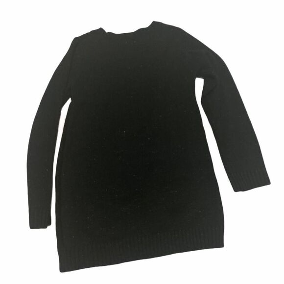 Wonder Nation Sweater Dress Pockets Black Large - Picture 6 of 10